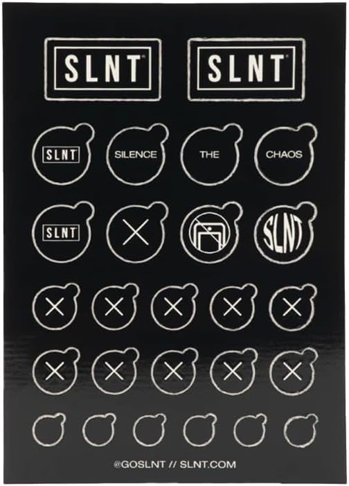 Silent Pocket SLNT Webcam Privacy Stickers for Camera Lens Privacy (Black Out) - Blocks Hackers' Spying, Recording and Eavesdropping, Fits Laptops, Phones and Tablets, Reusable and Restickable