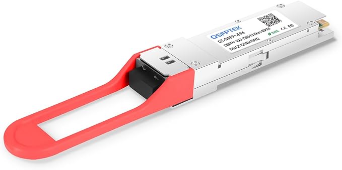 QSFPTEK 40GBASE-ER4 QSFP+ Module, 1310nm 40km DOM LC SMF Optical Transceiver for Cisco QSFP-40G-ER4