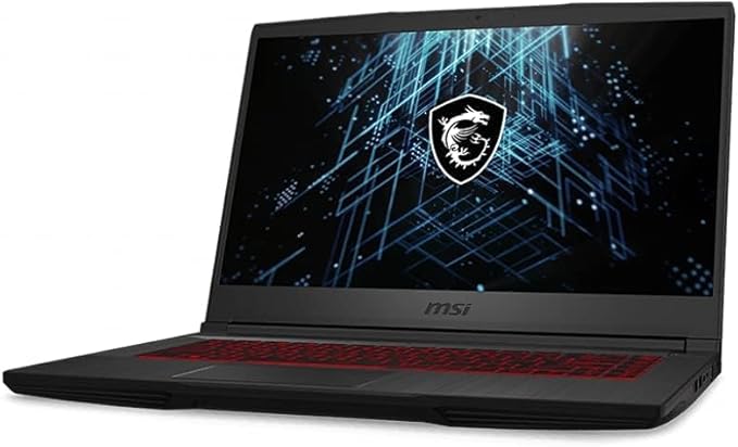 MSI GF65 Thin 10UE Gaming Laptop: 15.6" 144hz IPS-Level Screen, Intel 10th Gen i5-10500H, NVIDIA GeForce RTX3060, 512GB SSD, 8GB Memory, Black