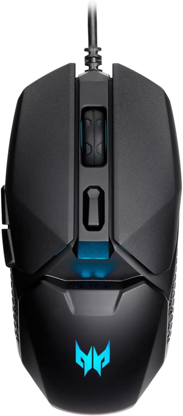 acer Predator Cestus 327 Gaming Mouse with 8000 DPI Sensor 20 Million Click Lifespan 6 Buttons USB Wired Ergonomic