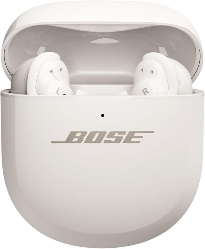 Bose New QuietComfort Ultra Bluetooth Earbuds (2nd Gen), Wireless Noise Cancelling Earbuds, Up to 6 Hours Battery, IPX4 Rating, Immersive Audio, Deep Bass, White Smoke