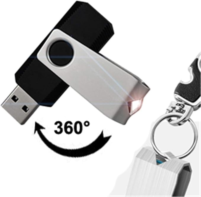 KEXIN 10 Pack 16GB Flash Drive Thumb Drive 16G Bulk USB Drive Memory Stick USB Stick with LED Indicator for Data Storage(Black,10 Pack)