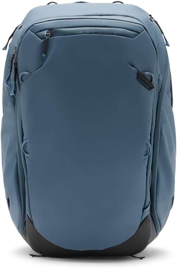 Peak Design Travel Backpack 45L, Ocean, Expandable 35-45L Design, Rear and Top Access, Weatherproof Shell, Laptop Sleeve, Ideal for Travel or Everyday Carry, Versatile Backpack for Men and Women