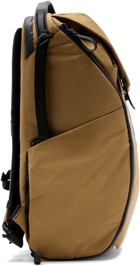 Peak Design Everyday Backpack 30L, Coyote, MagLatch Top, Dual Side Access, FlexFold Dividers, Fits 15" or 16" Laptop, For Camera Carry, Daily Commutes or Travel, Versatile Backpack for Men & Women