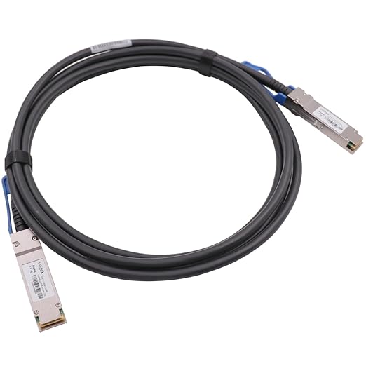 100GbE QSFP28 DAC Twinax Cable, 3 Meter 100GBASE-CR QSFP28 to QSFP28 Passive Copper Cable, Compatible for Cisco QSFP-100G-CU3M, Ubiquiti, Mikrotik, Netgear, Supermicro, Open Source Switches