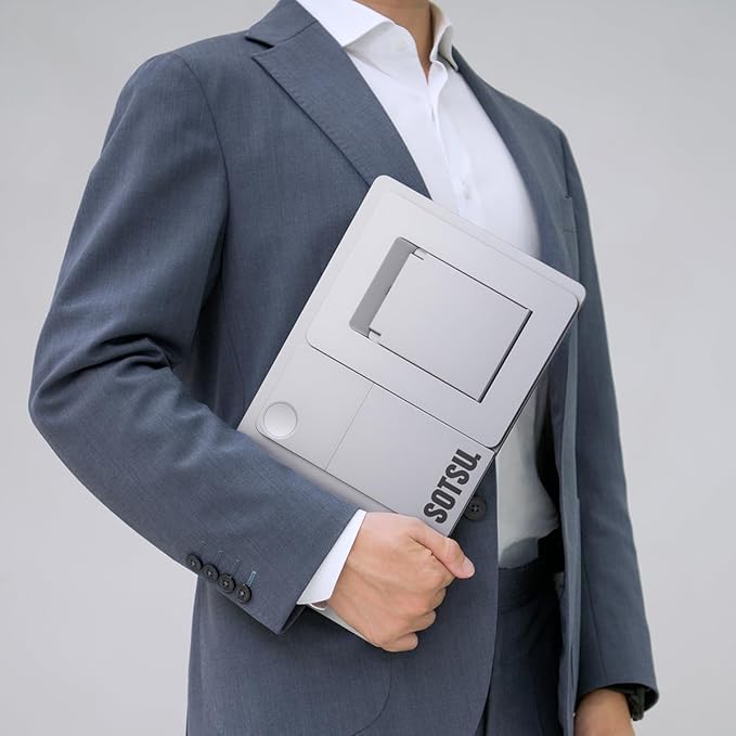 SOTSU FlipAction Touch 14" Premium Portable Monitor SFA14TCMG | FHD IPS Pivoting Dual Laptop Screen | Touchscreen for Cellphone, Gaming, and Travel | PC, Chrome, Android, DeX Compatible