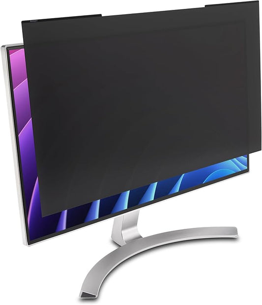 Kensington MagPro 24 Inch Magnetic Computer Privacy Screen for Desktop, Removable 16:9 Computer Privacy Filter, Anti-Glare Blue Ray Reduction, Compatible with Slim Bezel Monitors, K55418WW