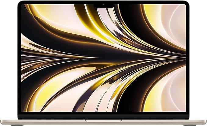 Apple 2022 MacBook Air with Apple M2 Chip, 13-inch, 8GB RAM, 512GB SSD Storage, Starlight (Renewed)