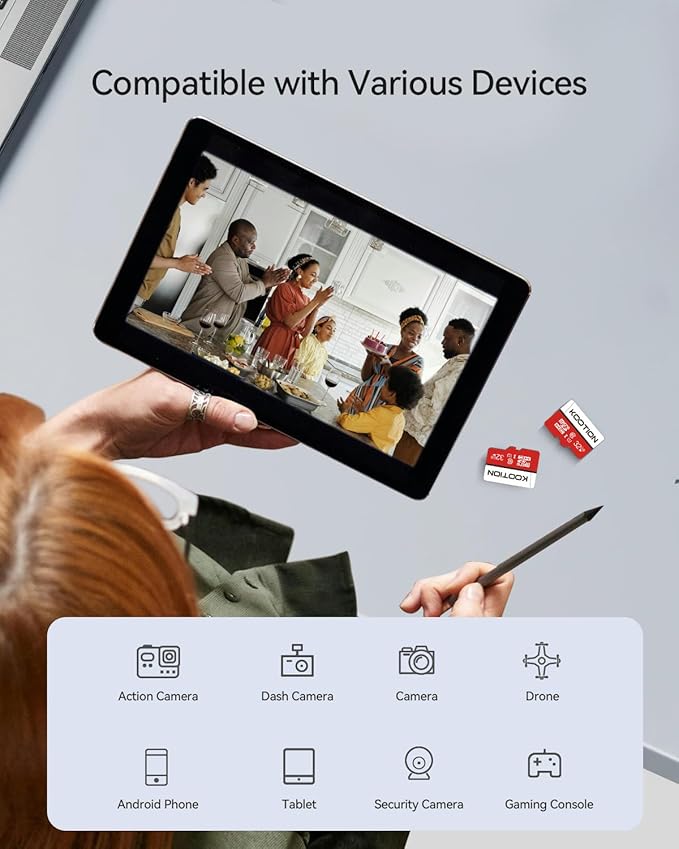 KOOTION 32GB Micro SD Card 2-Pack Class 10 Micro SDHC Card UHS-I Memory Card, High Speed TF Card, C10, U1, 32 GB