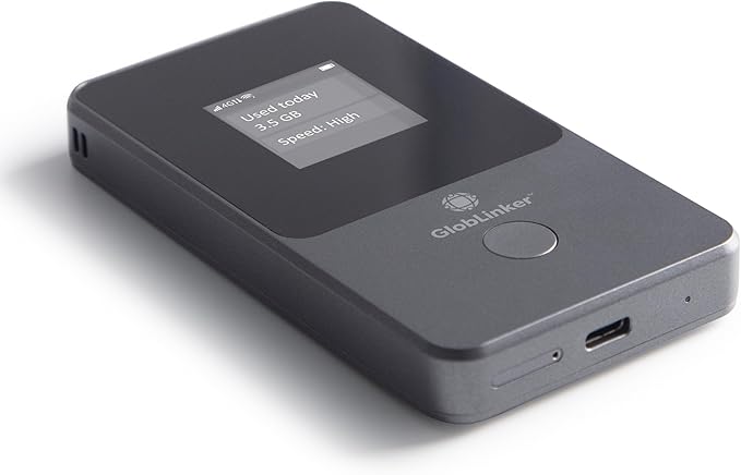 Cloud Portable WiFi Hotspot for Travel | 4G LTE Mobile Internet (USA &130+ Countries) | No SIM | No Subscription Pay-as-You-Go | Multi-Carrier | Connects 8 Devices