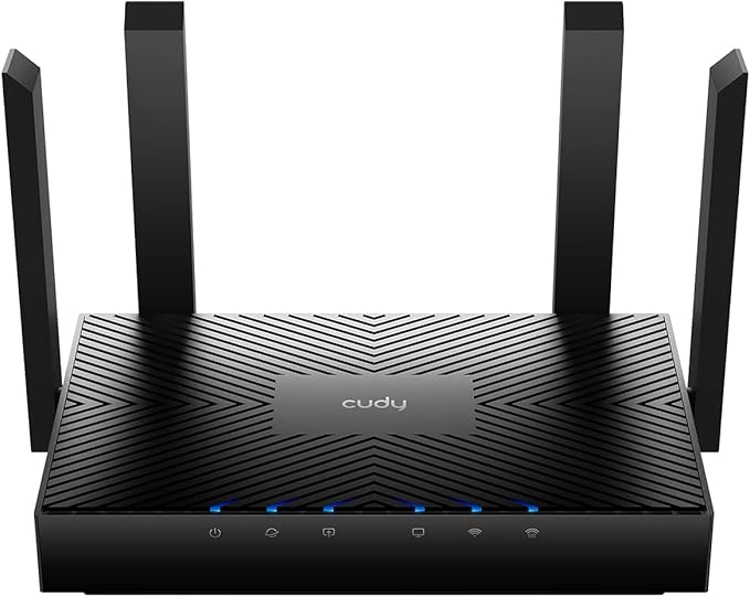 Cudy AX3000 WiFi 6 Router – 802.11ax Wireless Dual Band Gigabit Internet Router, VPN Compatible, MU-MIMO, WireGuard, Cudy Mesh Compatible WR3000