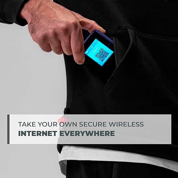 Skylink Global SLG-06 Blade 4G LTE Mobile Hotspot–Portable WiFi for Travel in 140+ Countries, No SIM Card Needed (AI Powered Global Smart Network), 10GB U.S. Data, No Contract, Connects to 16 Devices