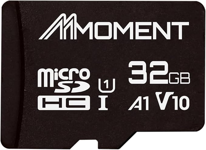 MMOMENT 32GB Micro SD Card, A1, UHS-I, U1, V10, Class 10 Compatible, Read Speed Up to 90 MB/s, SD Adapter Included