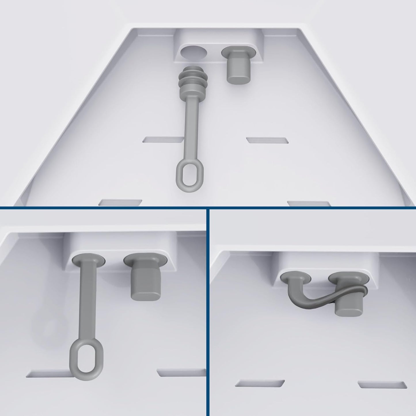 for Starlink Mini Silicone Cable Caps Set, 2*Cable Ends Caps,1*Plug for Power Supply, 2 *Plugs for Mini Output Port, Dustproof Waterproof Accessories for Starlink Mini, Set of 5, Gray