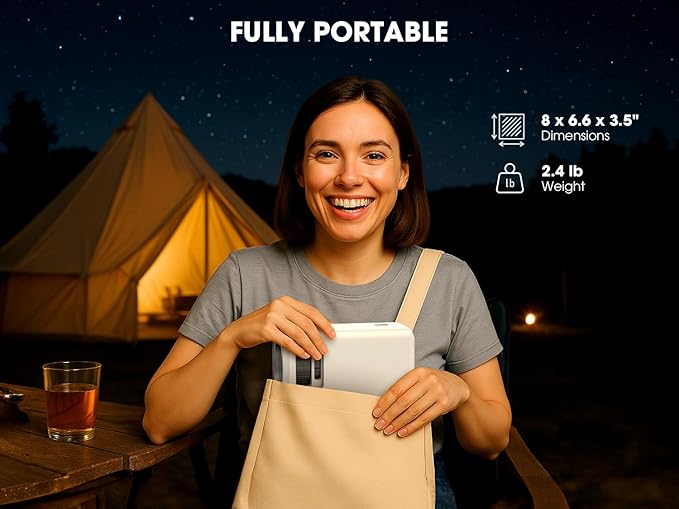 [Netflix Licensed/Dolby Audio] Smart Projector with WiFi and Bluetooth, VIZONY Native 1080P Projector with Apps Built in Netflix, Youtube, Hulu, Disney+, Portable Mini Projector for Indoor/Outdoor