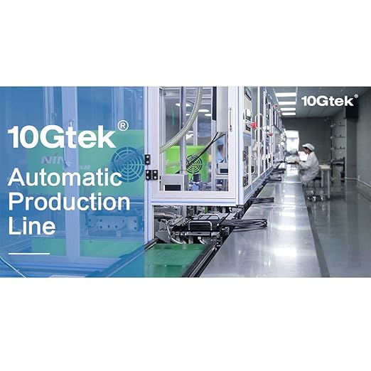 10Gtek SFP+ DAC Twinax Cable, 10G SFP+ to SFP+ Direct Attach Copper Patch Passive Cable for Cisco SFP-H10GB-CU1M, Meraki MA-CBL-TA-1M, Ubiquiti UniF, D-Link, Fortinet, 1-Meter(3.3ft)