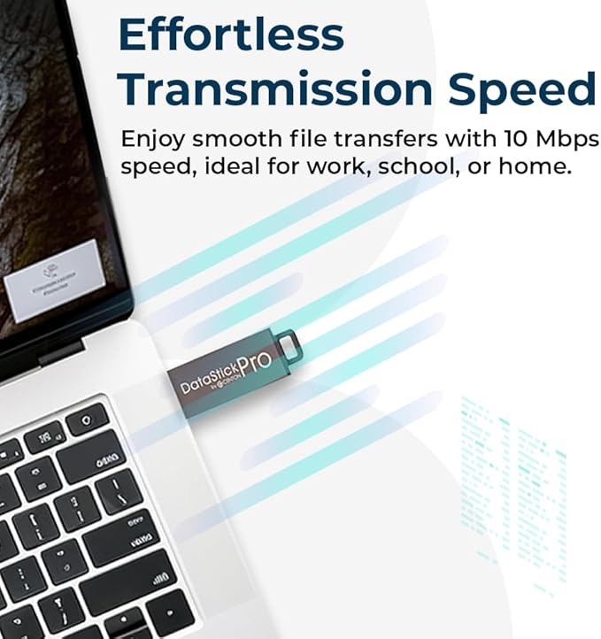 64GB DataStick Pro by Centon, 5 Pack, USB 2.0 Flash Drive Memory Stick for Storage and Backup