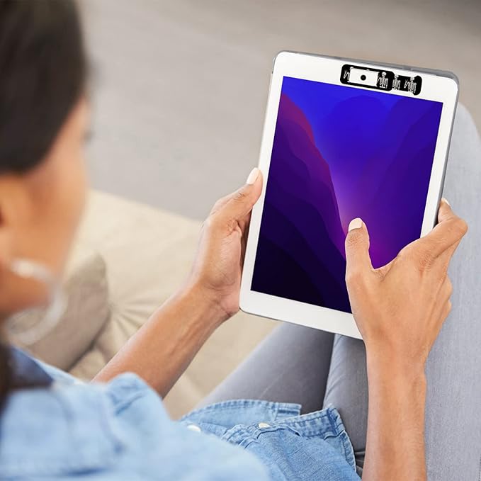 Webcam Cover, 3 Pieces, Laptop Camera Cover, Privacy Shielding Capacity is Twice as Big as The Traditional, Suitable for Computer Mobile Phones, laptops, Tablets and so on (Skull)