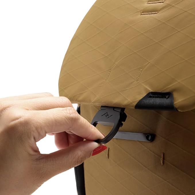 Peak Design Everyday Backpack 30L, Coyote, MagLatch Top, Dual Side Access, FlexFold Dividers, Fits 15" or 16" Laptop, For Camera Carry, Daily Commutes or Travel, Versatile Backpack for Men & Women