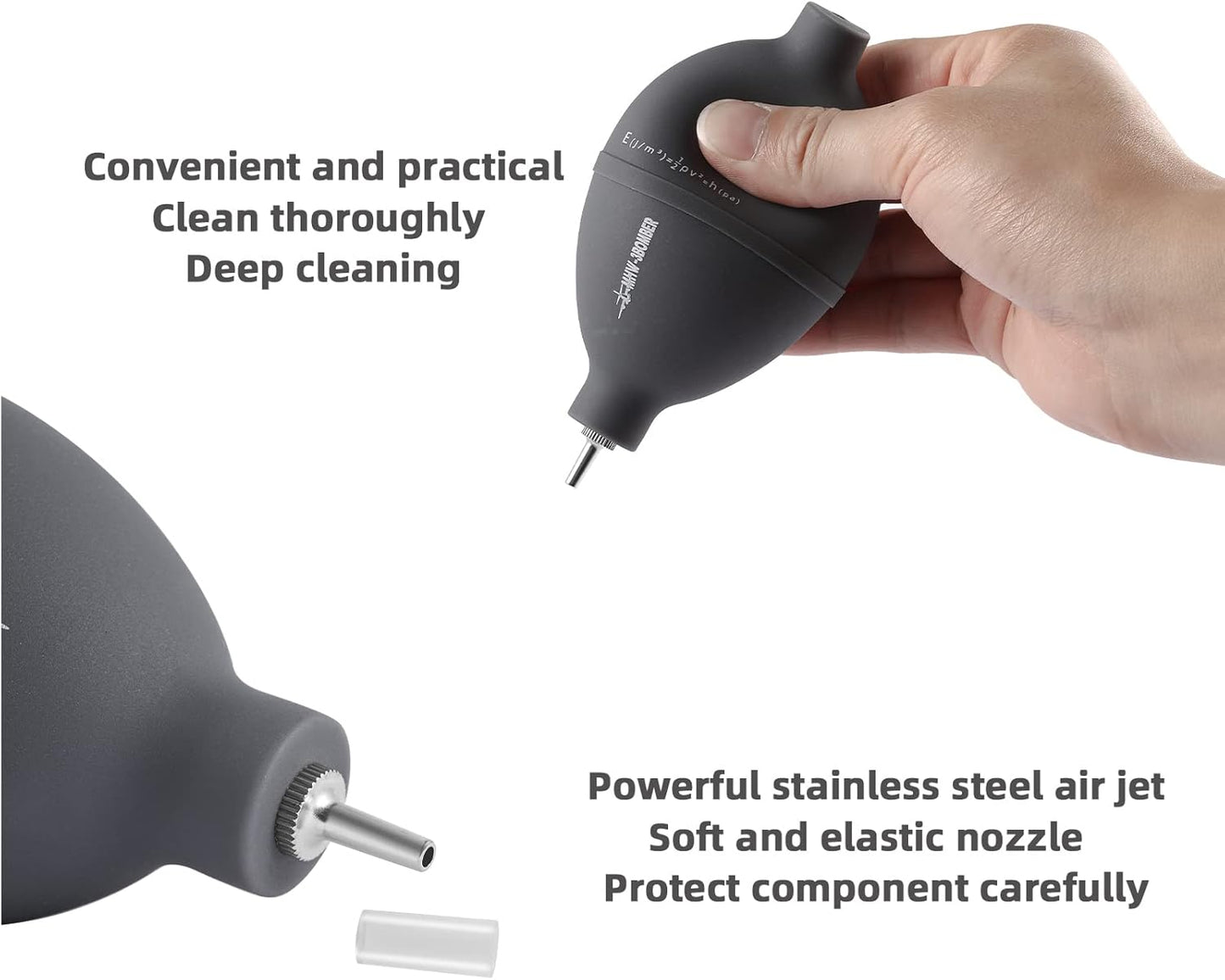 MHW-3BOMBER Air Blower Dust Blower Powder Air-Move Coffee Grinder, Camera, Keyboard, Watch Dust Cleaner Tool Coffee Cleaning Tool AB5820-OS