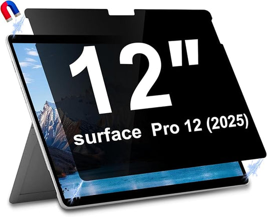 Magnetic Privacy Screen for 12 Inch Surface Laptop Pro 12, Removable Anti Glare Surface Laptop Pro 12 Screen Protector, Blue Light Filter, Anti Spy Easy Install