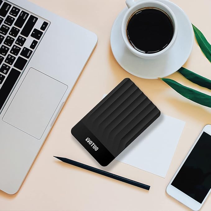 Portable External Hard Drive Storage Expansion Mobile HDD USB 3.0 for PC, Mac, Desktop, Laptop, PS4, PS5, Xbox One X/S, Xbox 360, Xbox Series X/S, Office & Game (Black, 320GB)