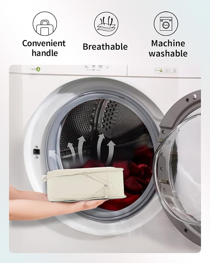 ECOHUB 5 Set Compression Packing Cubes for Suitcases Organiser Bags Set Travel Essentials with Shoe Bag for Traveling Tear-resistant Travel Accessories with ID Tag Expandable Packing Bags(Beige)