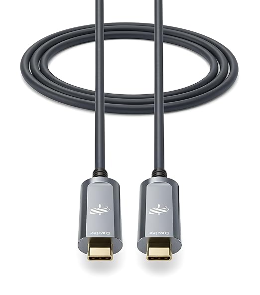 Fiber Optic USB C to USB C Cable(33ft),Slim Long Extension High Speed 10Gbps USB 3.2 Active Optical Compatible with Webcams,Cameras,AR/VR for Video Conference,Data Center