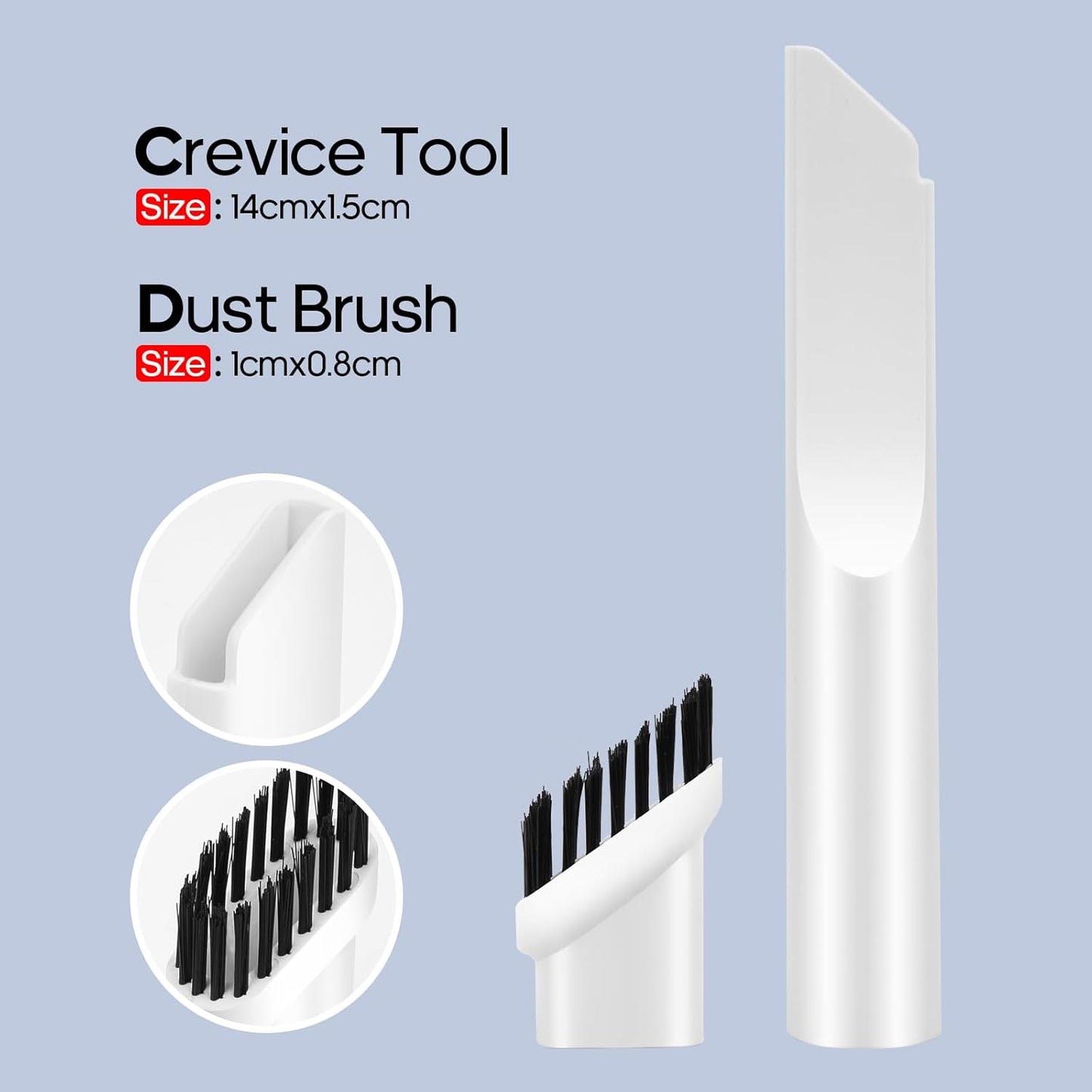 Mini Car Vacuum Cleaner(4500 pa) Portable Cordless Rechargeable,Tiny Handheld Vacuum, Computer Hand Vacuum for Keyboard and Laptop, Mini Hand Held Vac for Car and Home /V01/White