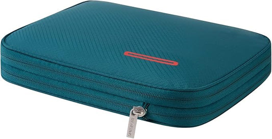 Bee Nesting BeeNesting Waterproof Compression Packing Cubes 5/6/8 sets, Large Travel Packing organizers for Carry on Luggage, 2 Sides Expandable Storage Bags (Dark Green, 4L)