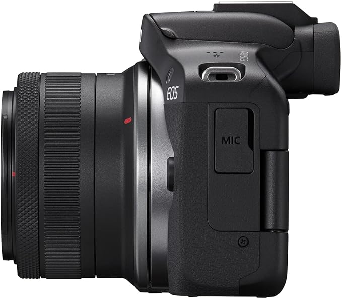 Canon EOS R50 Mirrorless Camera with RF-S18-45mm F4.5-6.3 is STM & RF-S55-210mm F5-7.1 is STM Lenses, 24.2 Megapixel CMOS (APS-C) Sensor, 4K Video, Content Creator Vlogging Camera, RF Mount, Black