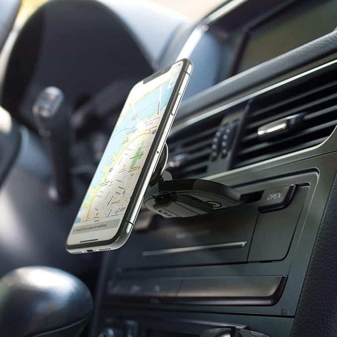 iOttie iTap 2 Magnetic CD Slot Car Mount Holder, Cradle for Samsung Galaxy S22, Google Pixel 7, Motorola Moto G, OnePlus 10, Sony Xperia & Other Android Smartphones, Black
