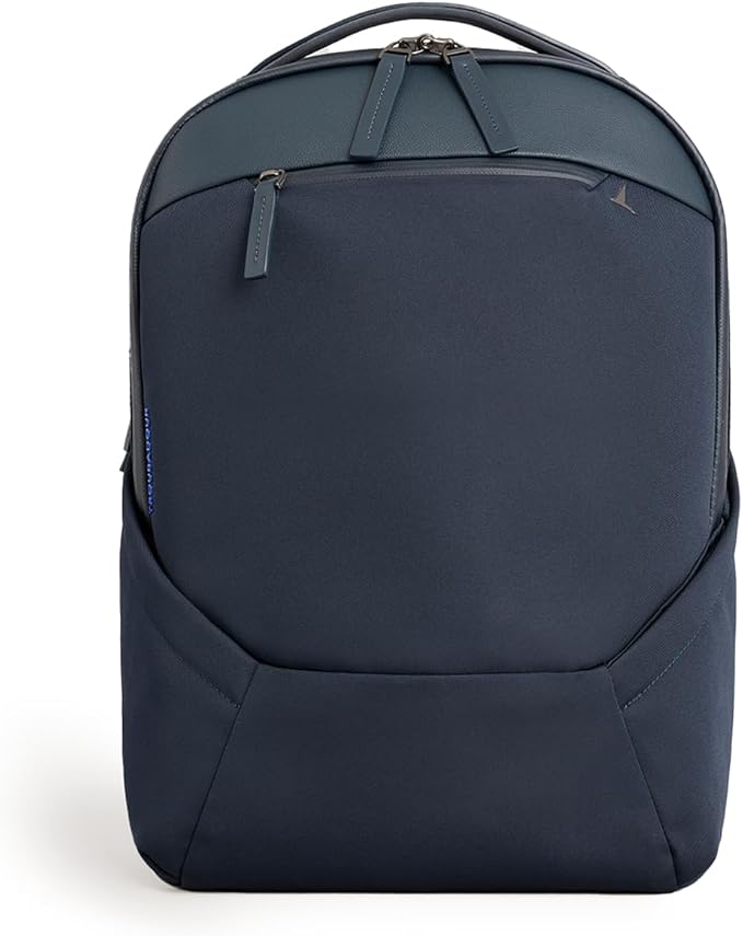 Troubadour Apex 4.0-22L Premium Laptop Backpack - Ergonomic & Water Resistant - Designed for Work and Travel - Ink Blue