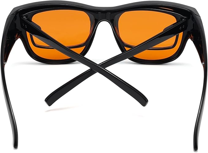 Eyekepper Mens Fit Over Blue Light Blocking Glasses Computer Gaming Eyeglasses for Women