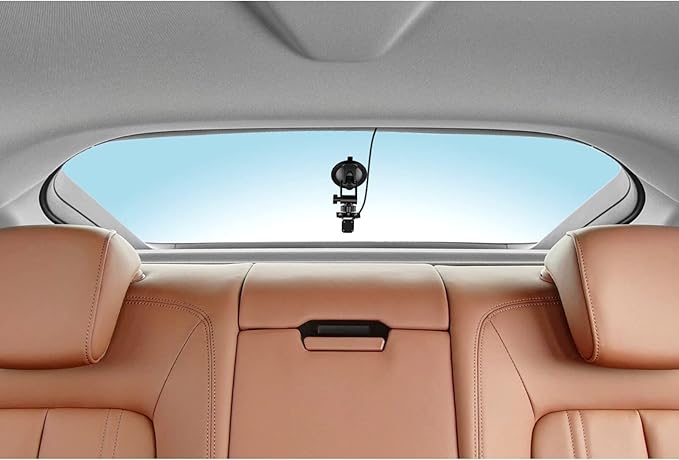 Pixelman Rear Camera Holder, Dash Cam Mount for Rear Windshield, Car Recorder Backup Bracket for Rearview Mirror, Reverse Camera Mount for SUV, Truck, RV, Auto