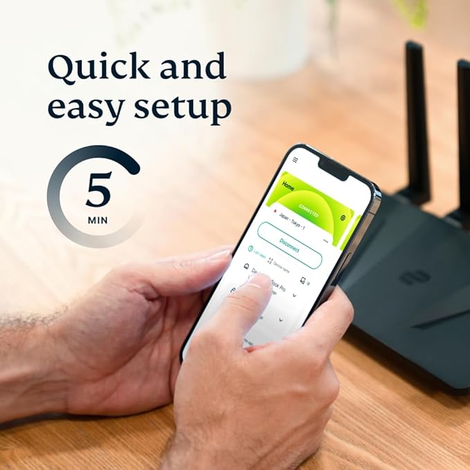 Aircove | Wi-Fi 6 VPN Router for Home | Protect Unlimited Devices | Free 30-Day ExpressVPN Trial | International Version