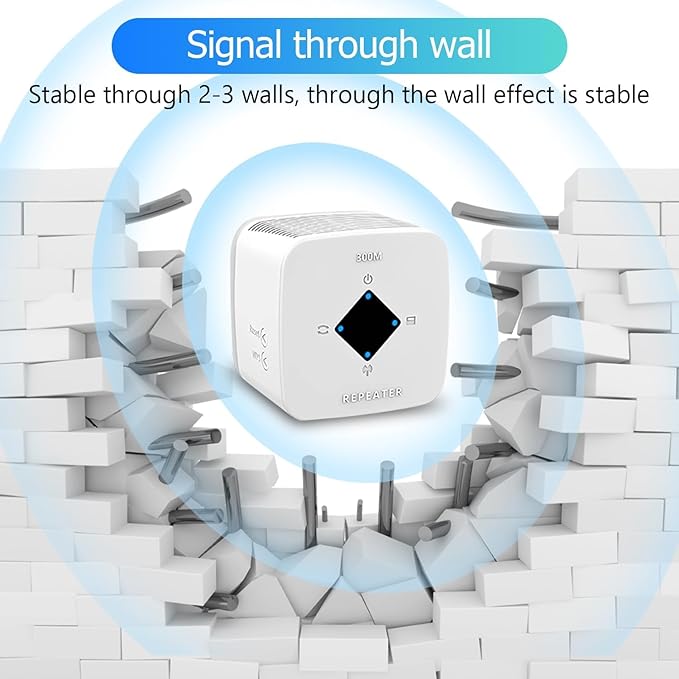 WiFi Extender Signal Booster for Home: Internet Repeater Range Coverage Up to 6500 Sq.Ft and 45+ Devices Signal Booster for Office Hosue Basement (XL)