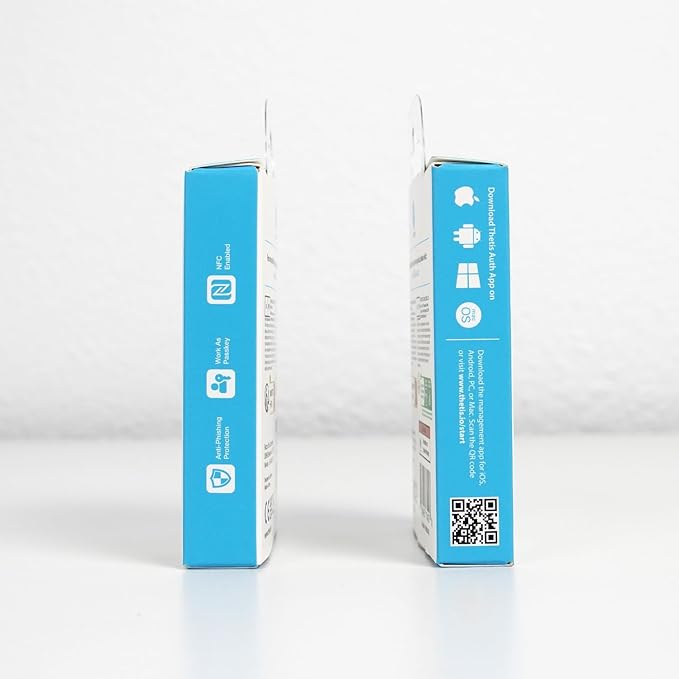 Thetis Pro-C FIDO2 Security Key Passkey Device with USB C & NFC, TOTP/HOTP Authenticator APP, FIDO 2.0 Two Factor Authentication 2FA MFA, Works with Windows/macOS/Linux/Gmail/Facebook/Dropbox/GitHub