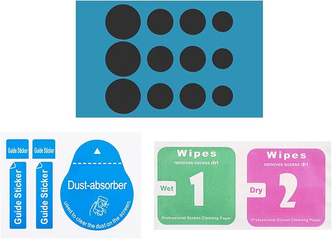 MECCANIXITY Webcam Cover Slide 0.3mm Thick Round Plastic Laptop Camera Cover Slide Web Blocker Protect Privacy for Computer, Laptop Black 12 Pack