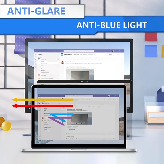 ZOEGAA Magnetic Privacy Screen MacBook Pro 15 Inch, Removable Privacy Screen Filters Anti-Spy, Anti Blue Light and Anti Glare Screen Protector for Macbook Pro 15 inch (2016-2019) Model (A1707, A1990)