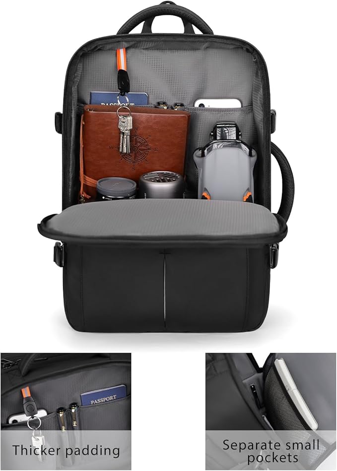 Travel Backpack for Men Carry-on Backpacks 45L Waterproof Laptop Backpack Weekender Bag (backpack)