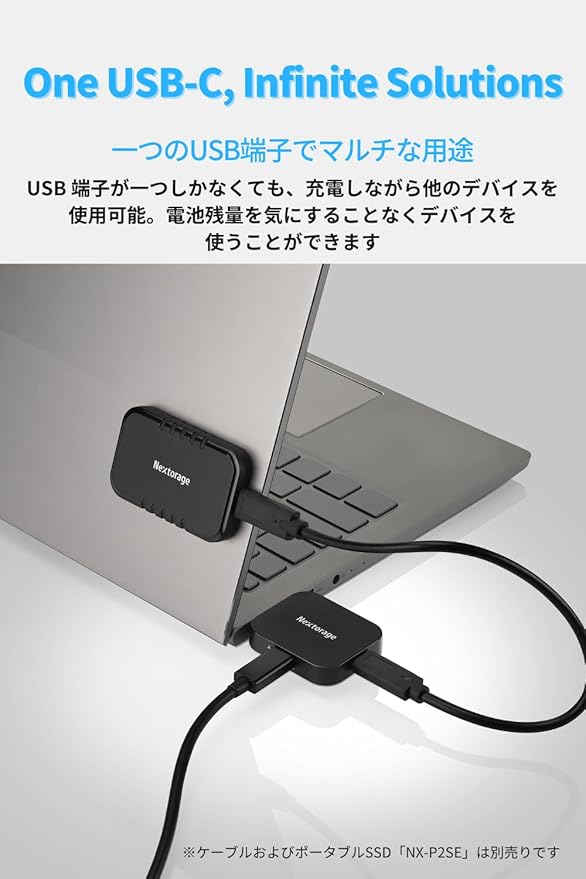 Nextorage PD & DP USB-C Adapter Compatible with Smartphones, Tablets, Laptop, Desktop PC, and More. USB C Hub Power Delivery 100W Pass-Through Charging USB Type-C DisplayPort NX-PDPA1