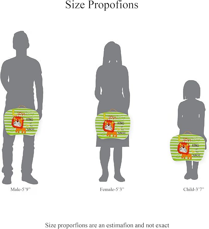 Pets Lap Desk - Lapdesk Fits up to 11.6 Inch laptops - Drawing Table and Craft Desk (1-Lion)