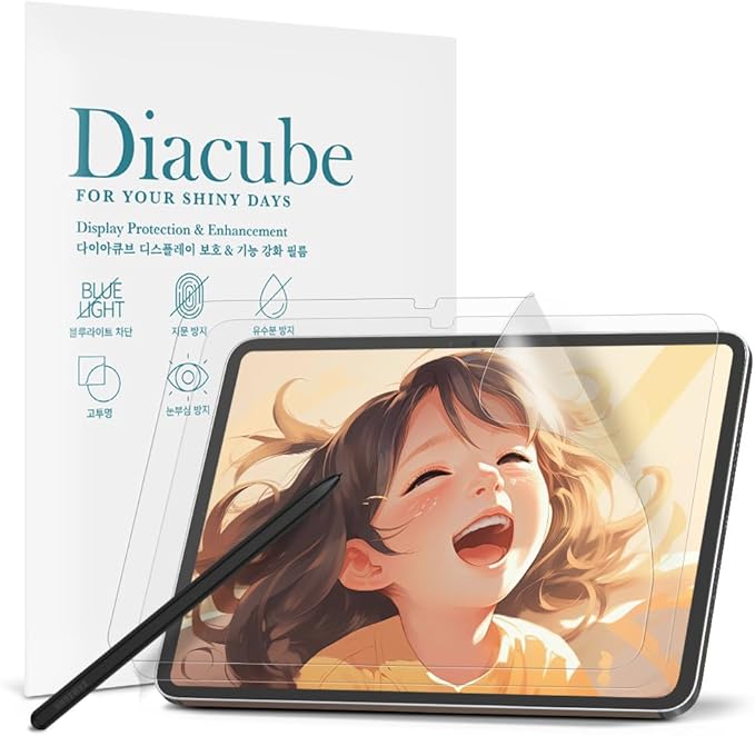 [2 Pack Paperfeel Screen Protector For Samsung Galaxy Tab S10 FE Plus 13.1 inch, Anti-Glare Matte PET Film for Drawing and Writing Like on Paper, High Touch Sensitivity, Easy Installation
