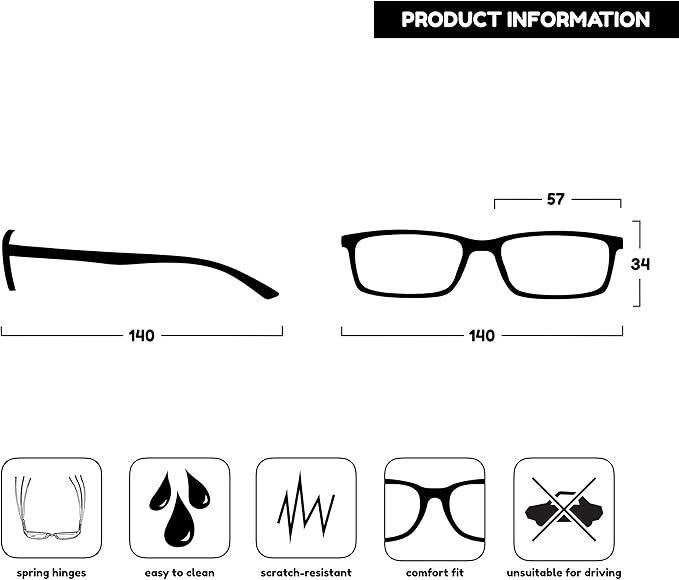 OPULIZE SEE Reading Glasses with Blue Light Blocking for Women and Men, Narrow Frame, Spring Hinges, Computer Gaming Glasses, Black,Brown,Blue +3.5 (Pack of 3)