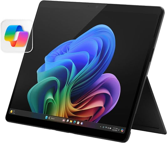 Microsoft Surface Pro 2-in-1 Laptop/Tablet (2024), Windows 11 Copilot+ PC, 13" Touchscreen Display, Snapdragon X Plus (10 Core), 16GB RAM, 512GB Storage, Black