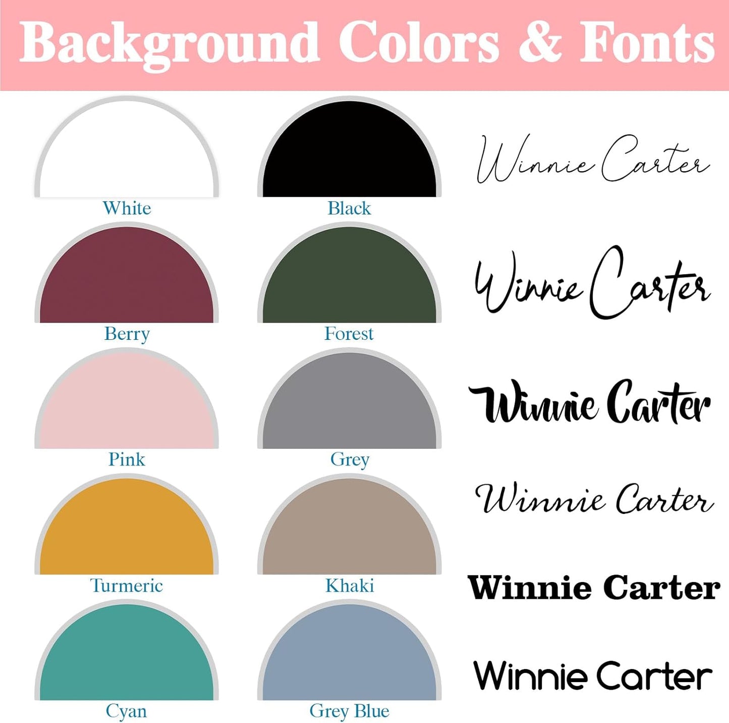 Personalized Name Plate for Desk - Custom Acrylic Name Plate with Holder, Arch Shaped Desk Name Plaque with Title, Office Gifts for Coworkers Employees Boss Teacher Appreciation Gifts, 10 Colors