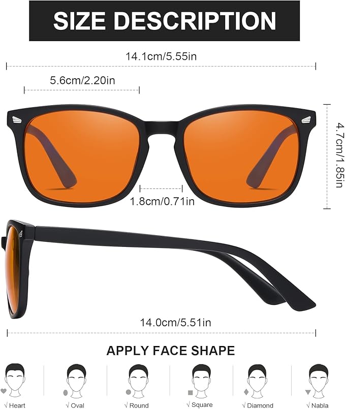 Okany Blue Light Blocking Glasses Gaming Computer Glasses Powerful Professional Screen Filter