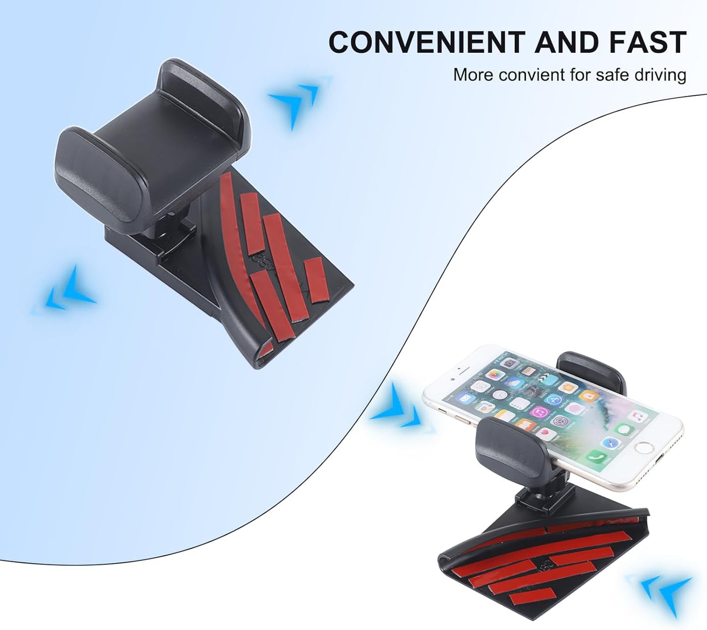 Car Phone Holder Compatible with Cadillac Escalade 2021 2022 2023 2024,Center Console Navigation Screen Dashboard Clip Cell Phone Cradles Car Phone Mount Accessories (A Style)