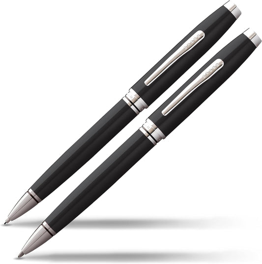 Cross Coventry Black Lacquer Pen and Pencil Gift Set